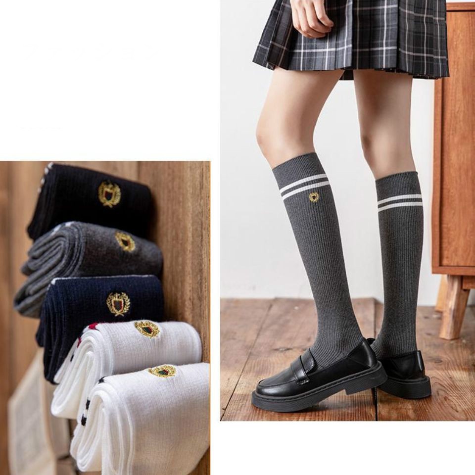 Vớ Dài Mỏng Kiểu Hàn Quốc Thiết Kế Xinh Xắn Cho Nữ Sinh