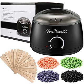 COMBO NỒI NẤU SÁP+300g HẠT HARD WAX BEANS(nồi màu đen)