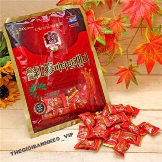 Kẹo hồng sâm Korea 200gr