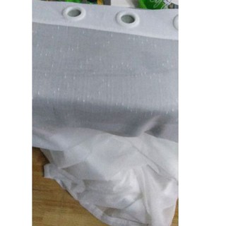 Rèm voan trắng đẹp trang trí.