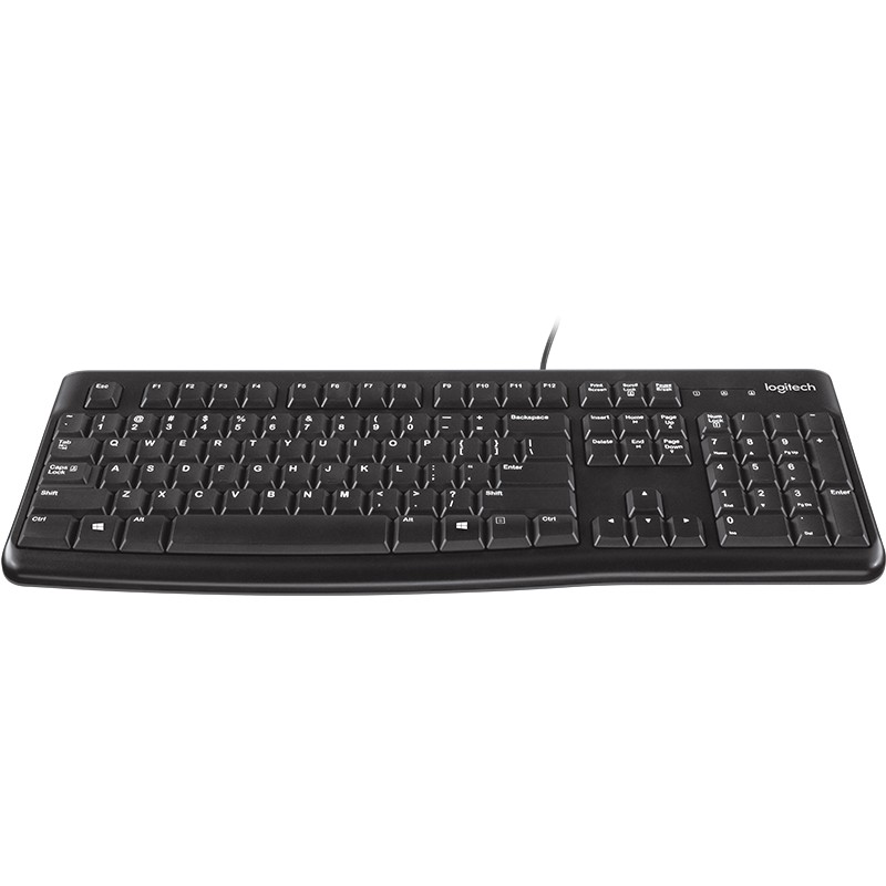 Bộ Bàn phím Và Chuột Có Dây Logitech MK120 - Hàng Chính Hãng