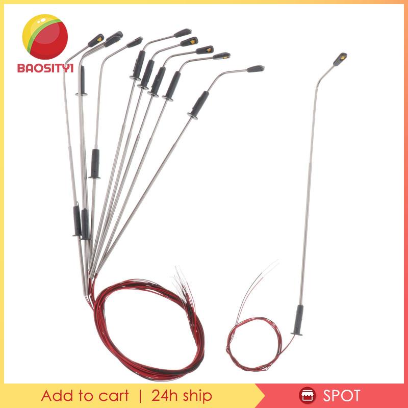 Set 10 Đèn LED Mini 1:75 Dùng Để Trang Trí Mô Hình Cảnh Quan Sân Vườn