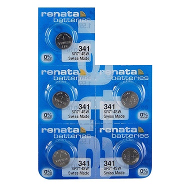 Pin đồng hồ Thụy Sỹ RENATA 341 / SR714SW silver bạc Made in Swiss (Dạng Vỉ 10 Viên)