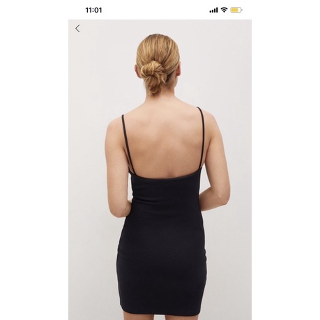 Đầm body MNG hở lưng dư xịn