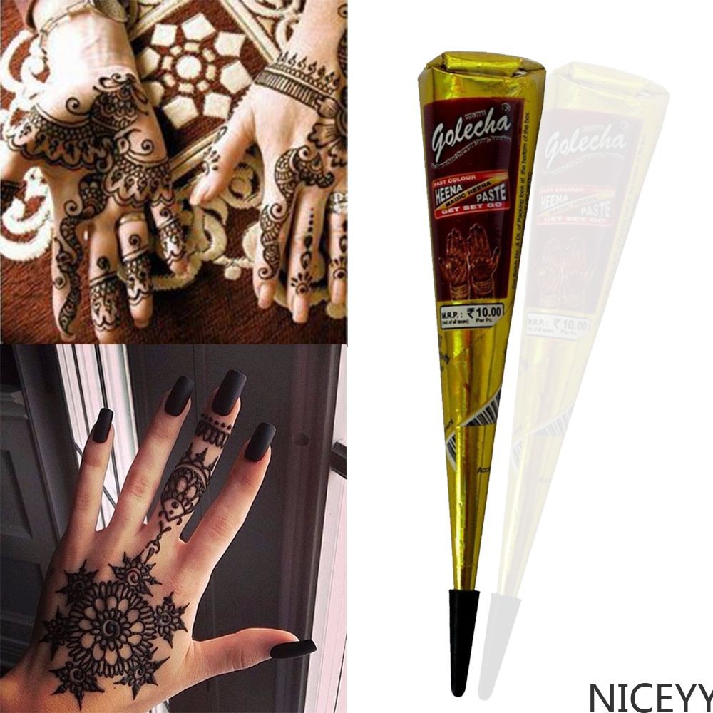 Mực Xăm Henna Chống Nước Với 1 Màu Khác Nhau