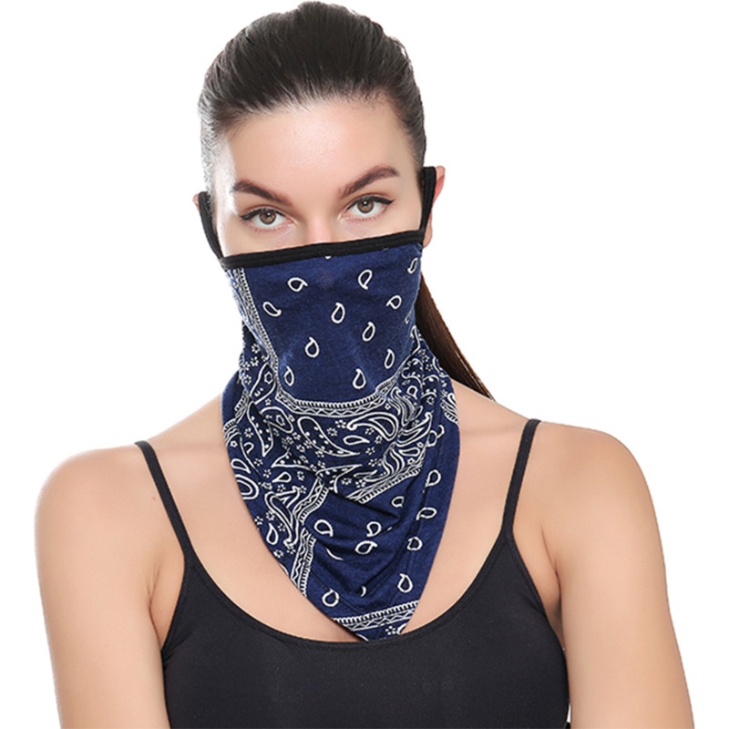 Khăn Choàng Cổ Thể Thao Hình Tam Giác In Họa Tiết Paisley Cho Nam Và Nữ