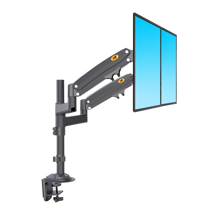 Giá Treo 2 Màn Hình Máy Tính 22 - 32 inch H180 Nhập Khẩu Chính Hãng North Bayou