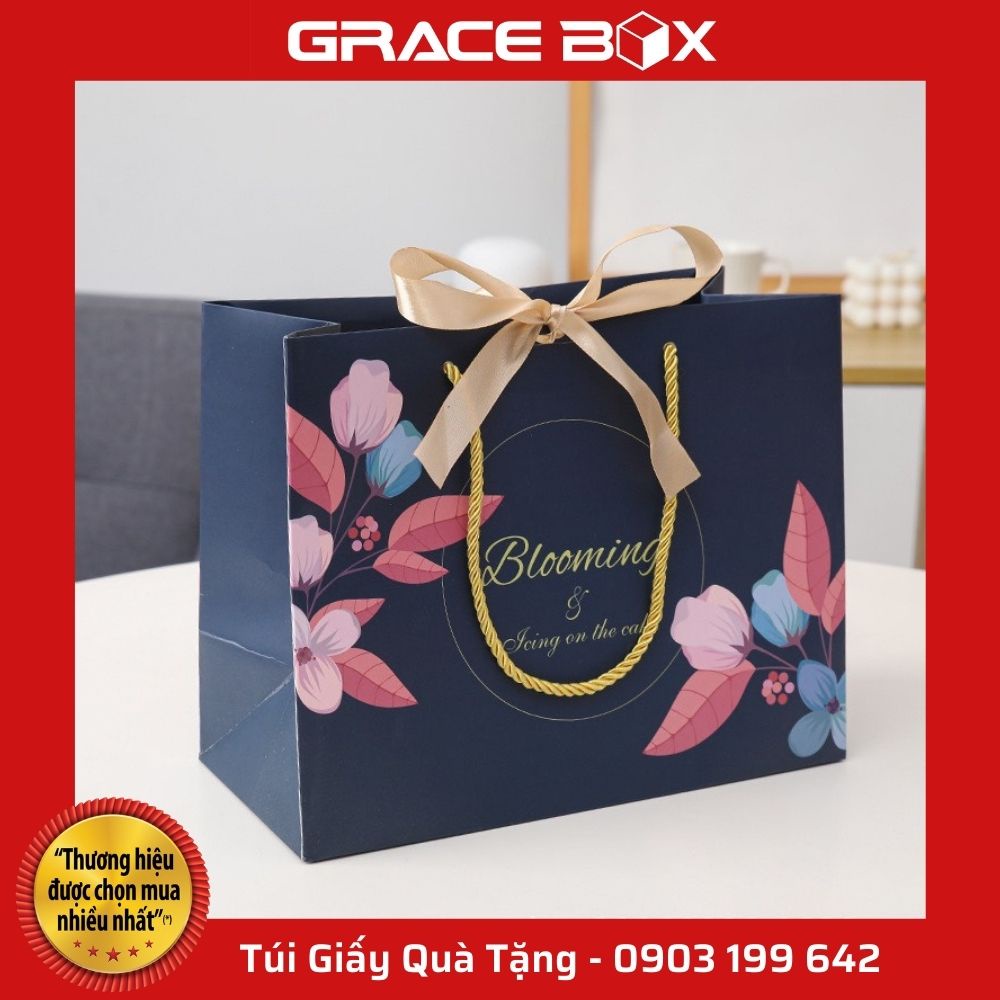 Túi Giấy Quà Tặng Cao Cấp Blooming - Siêu Thị Bao Bì Grace Box