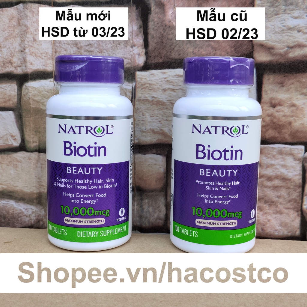 Mã cosday giảm 8% đơn 150k biotin 10000 mcg 100 viên của mỹ - biotin - ảnh sản phẩm 3