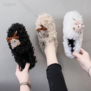 Giày lông cừu thiết kế xinh xắn cho bé gái
