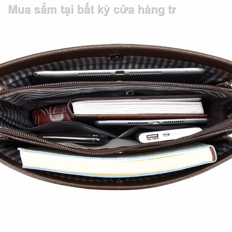Chính hãng Kangaroo lớp trên cùng da bò đeo vai túi xách nam công sở đơn giản chéo | BigBuy360 - bigbuy360.vn