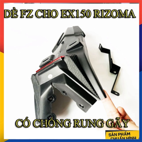 DÈ FZ LOẠI SIÊU DÀY ĐẶC BIỆT ,CÓ PÁT SẮT CHỐNG GÃY LẮP EX150 ( EXCITER 150)