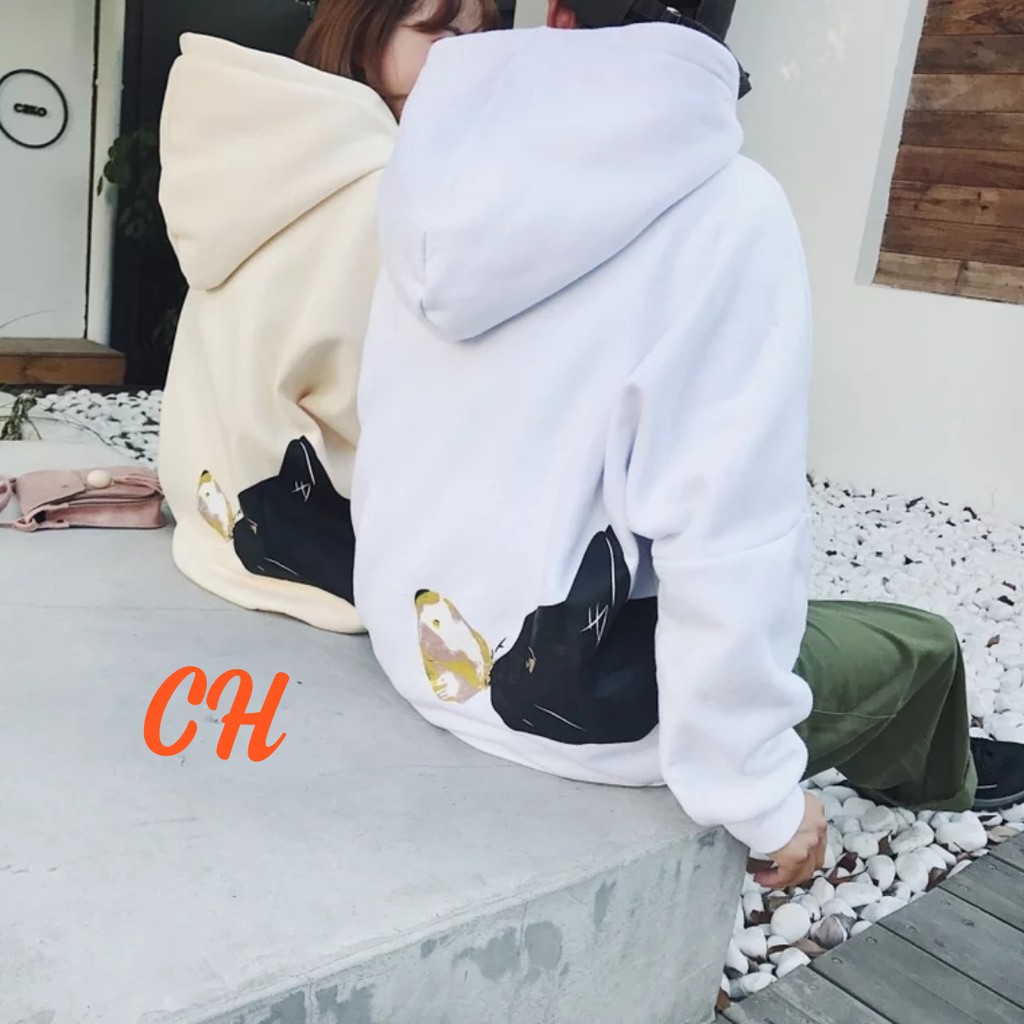 Áo hoodie mèo bướm siêu đẹp CHU0412 | BigBuy360 - bigbuy360.vn