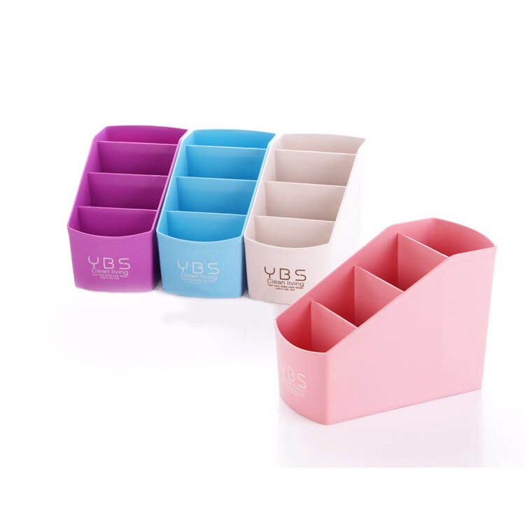 Hộp Đựng Đồ Mini YBS Hộp Nhựa Để Bàn Đựng Điều Khiển Đựng Bút Chất Lượng Cao Tiện Lợi