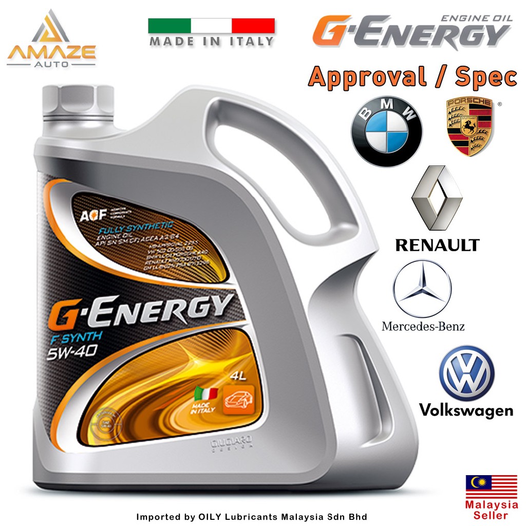 Dầu nhớt ô tô nhập khẩu Nga G-energy super start 5w-30, long life, far east tiêu chuẩn Mercedes-Benz BMW Volkswagen