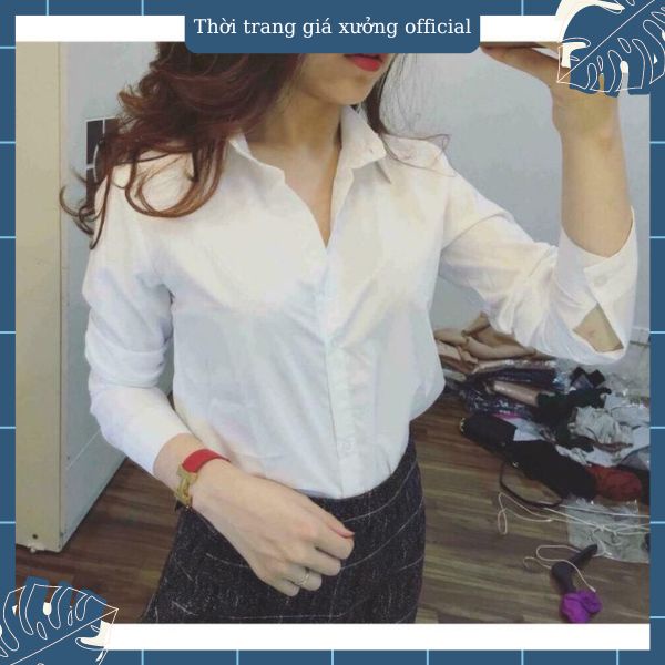 ÁO SƠ MI TRẮNG DÀI TAY CÔNG SỞ THỜI TRANG PHƯƠNG THÚY