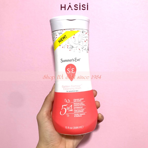 Dung Dịch Vệ Sinh Phụ Nữ - SUMMERS EVE  Cleansing Wash 5 in 1 (444ml)