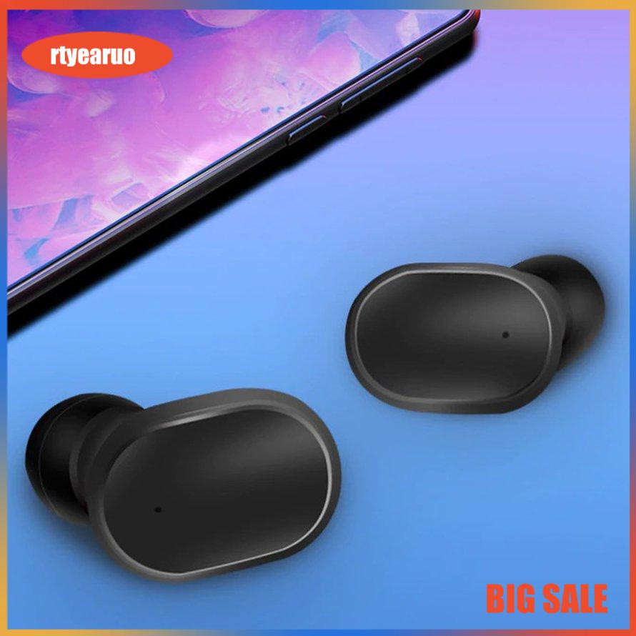 Stereo Earbud Headphones In-ear Earphones Wireless Earphones With Charging Box