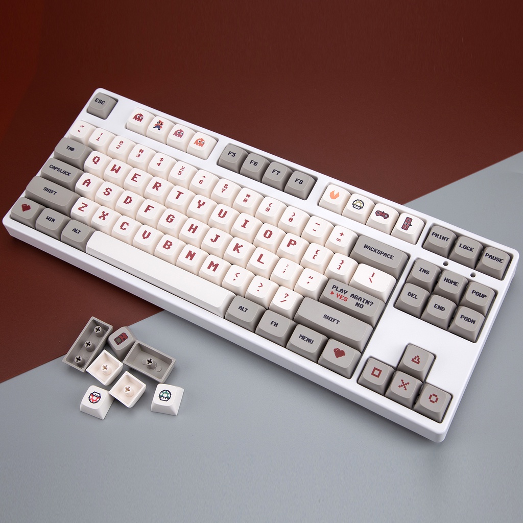 Bàn phím cơ PBT tùy chỉnh, Cấu hình XDA 146 Bộ phím cho GK61 RK61 Anne Pro cho 60%, 65%, 75%, 100% Cherry Mx Switch US Bàn phím cơ bố trí