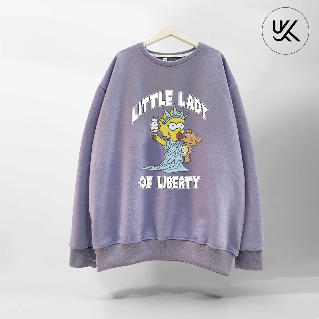 Áo Nỉ SWEATER ADLV Oversize, Chất Nỉ Bông cao cấp, Dài Tay Form Rộng, Unisex Nam Nữ. KKim Shop