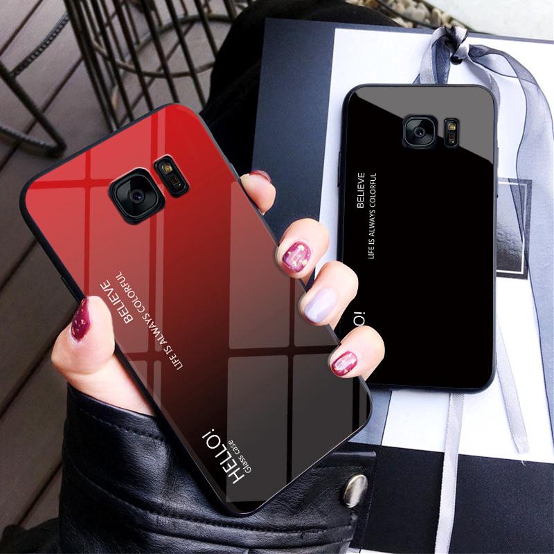 Ốp lưng kính cường lực chống trầy xước cho Samsung Galaxy S8 tiện dụng
