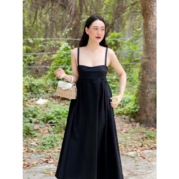 Đầm Zara Đầm maxi váy maxi 2 dây bồng Zara xuất xịn du lịch đi biển V050 Váy Zara