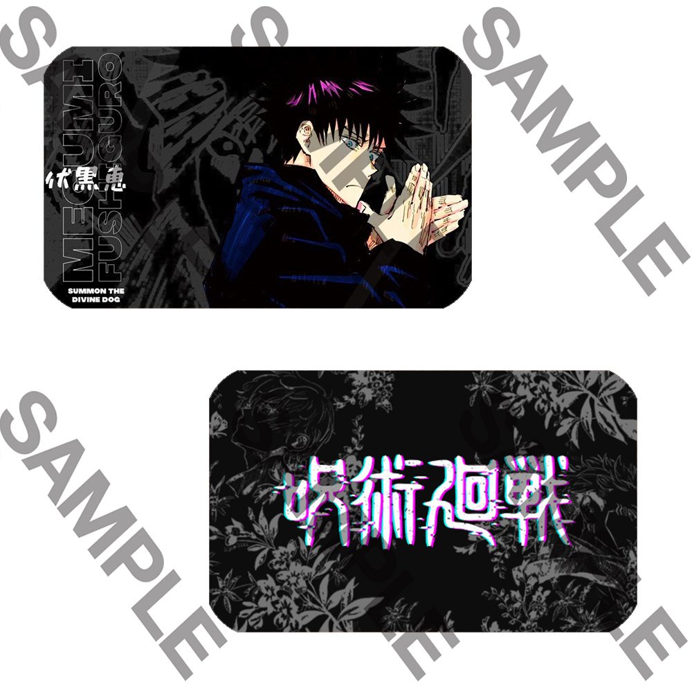 Ảnh card bo góc in hình JUJUTSU KAISEN Chú Thuật Hồi Chiến thẻ bo viền 5*8cm anime chibi sưu tầm dễ thương