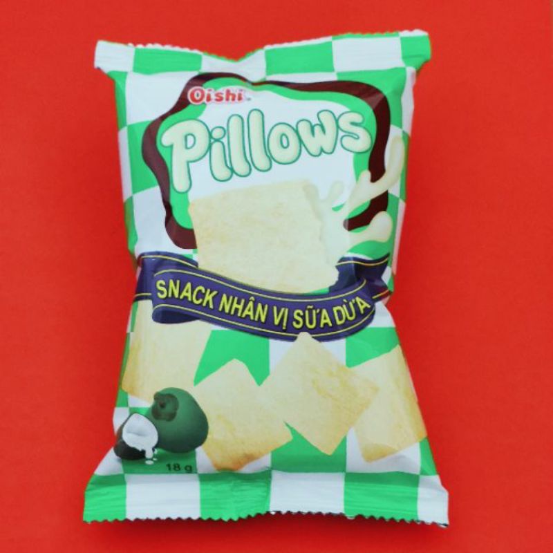 10 Bịch snack Pillows Oishi đủ vị gói 18g