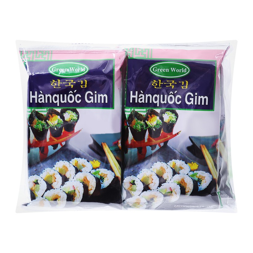 Rong Biển Ăn Liền Hàn Quốc Gim Combo 5 Gói