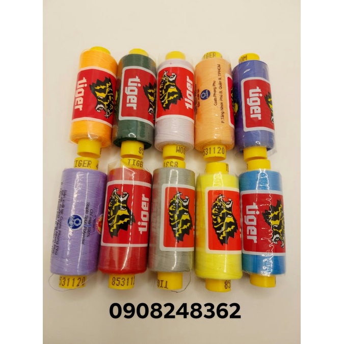 Lố chỉ 10 cuộn nhiều màu tiger 400m