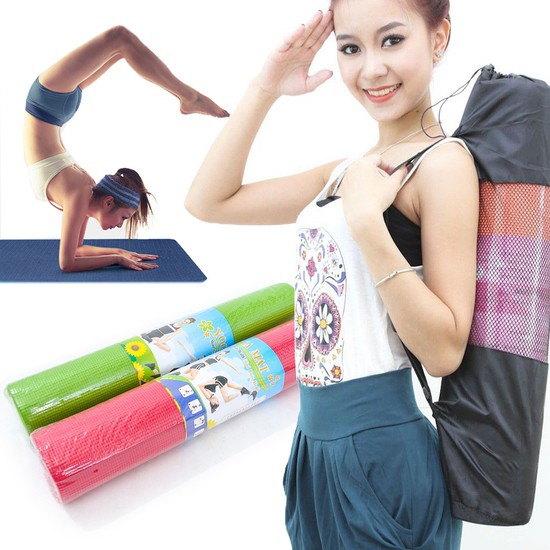 THẢM TẬP YOGA NHIỀU MÀU CÓ TÚI - QUANGHIEP593