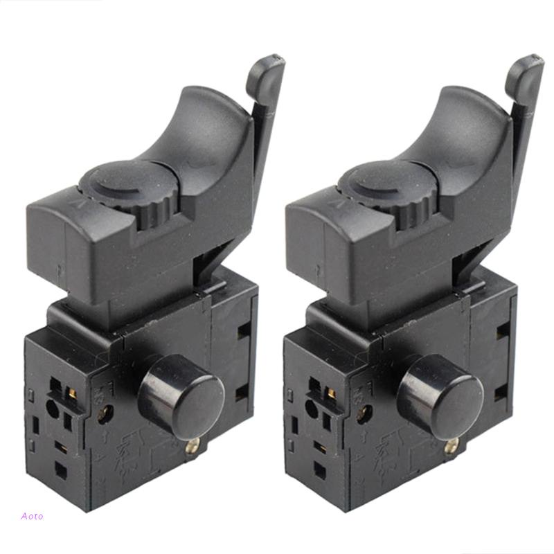 Set 2 công tắc điều khiển tốc độ cho máy khoan điện 6(6)A 250V 5E4 FA2-6/1BEK