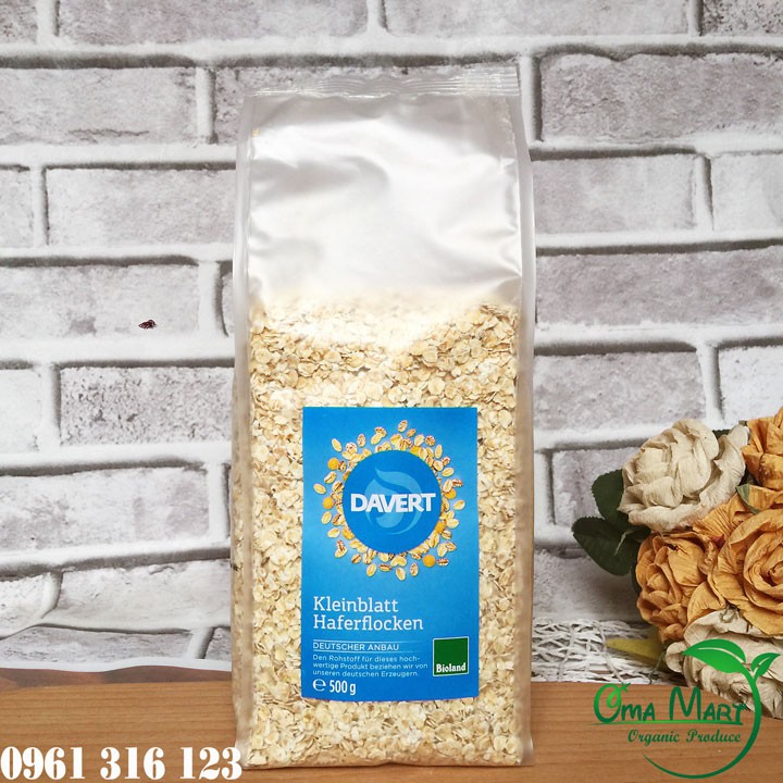 Yến mạch hữu cơ Davert 500g