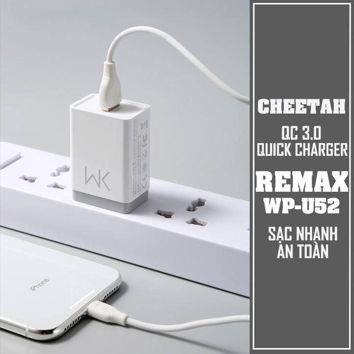 Củ Cốc Sạc Nhanh 3A Chính hãng remax WP-U52