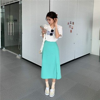 SET PULL CHỮ + CHÂN VÁY XẺ TÀ MIDI