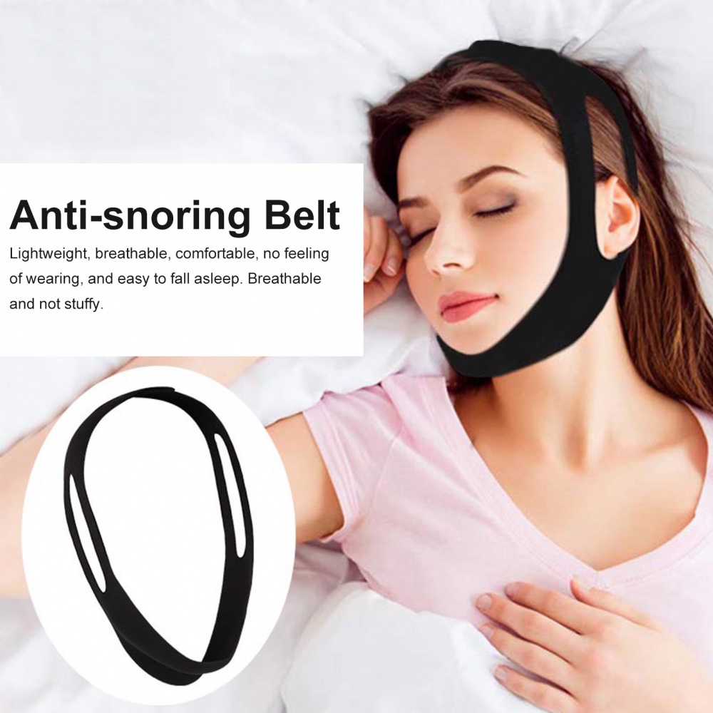 Mặt Nạ Ngủ Tam Giác Màu Đen Chống Ngáy Và Ngáy Tiện Dụng