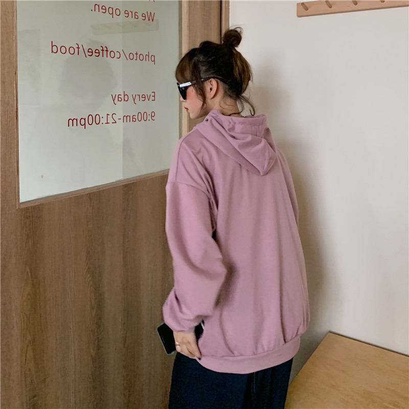 Áo hoodie nỉ da cá mũ có túi Yoomeclothing[ẢNH THẬT TẠI SHOP]