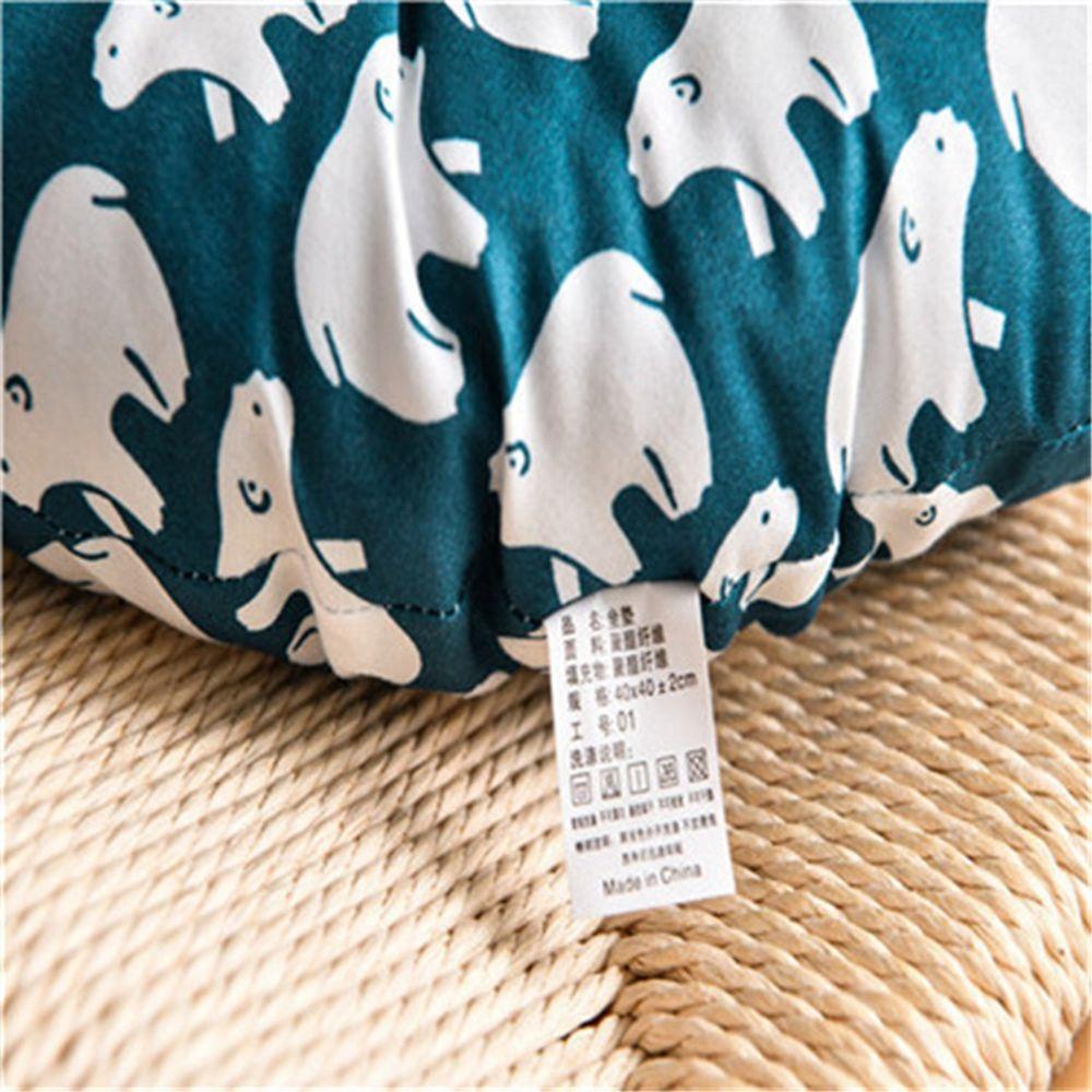 Gối Đệm Ghế Ngồi Hình Tròn In Họa Tiết Trang Trí Nhà Cửa