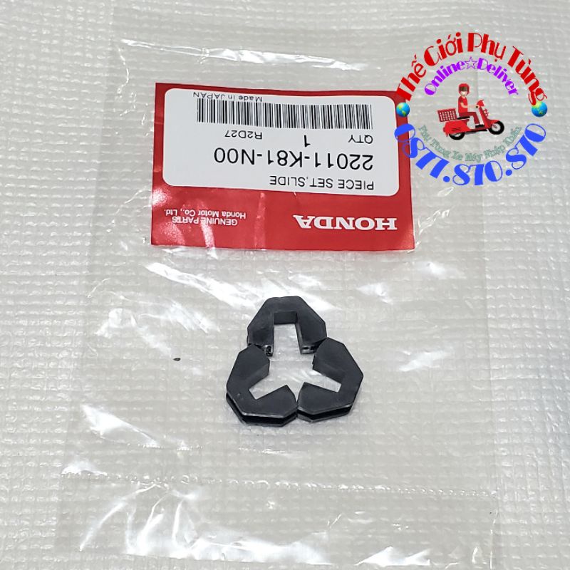 Bộ kẹt trượt nồi AB 110 - Lead 110 - Click 110 - Vision - SCR Zin Honda Nhật Bản - 22011-K81-N00