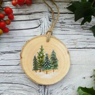 Lát gỗ miếng gỗ tròn hàng có sẵn