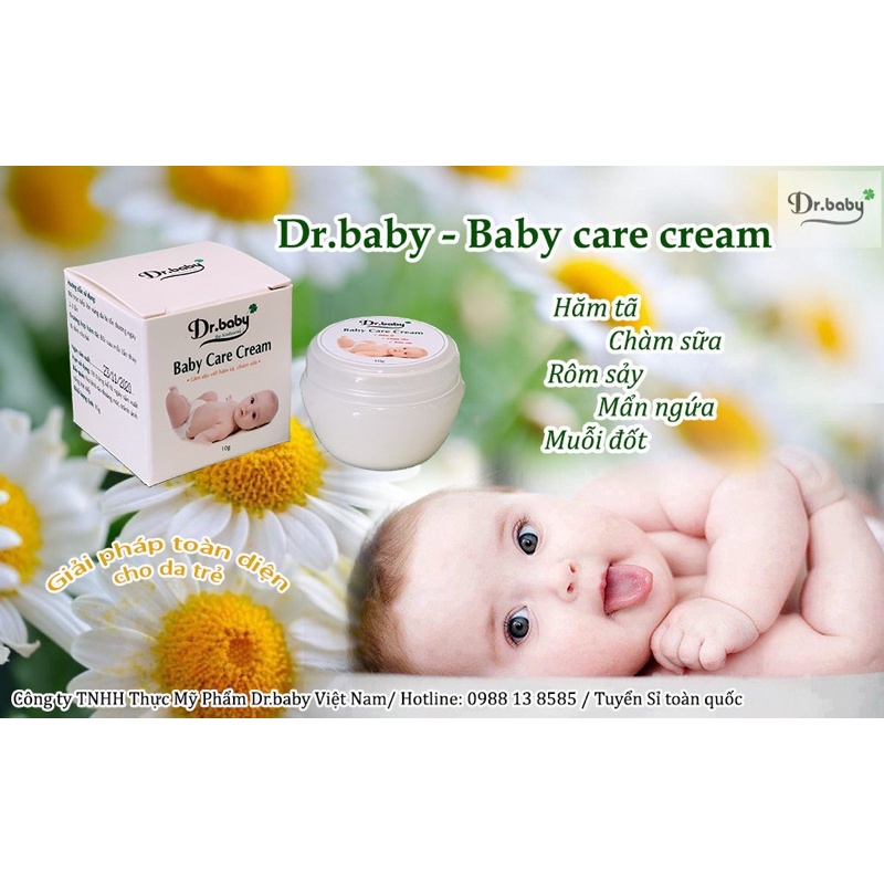 Dr.baby - Baby Care Cream: Trị dứt điểm hăm tã, chàm sữa, rôm sảy, mẩn ngứa