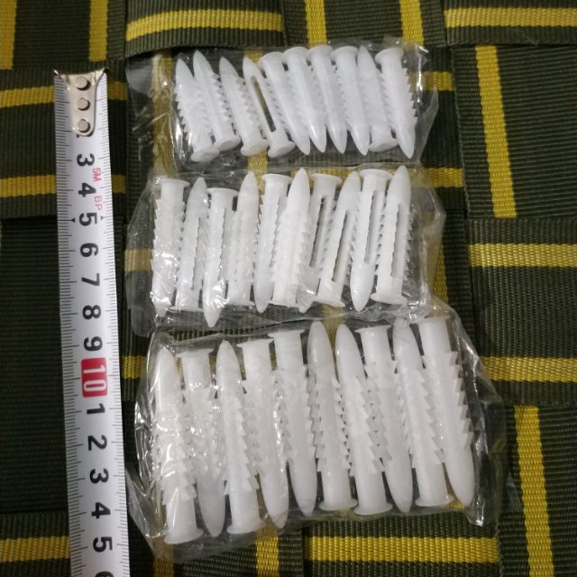 Bộ Tắc kê kèm vít các loại (10 tắc kê + 10 vít)