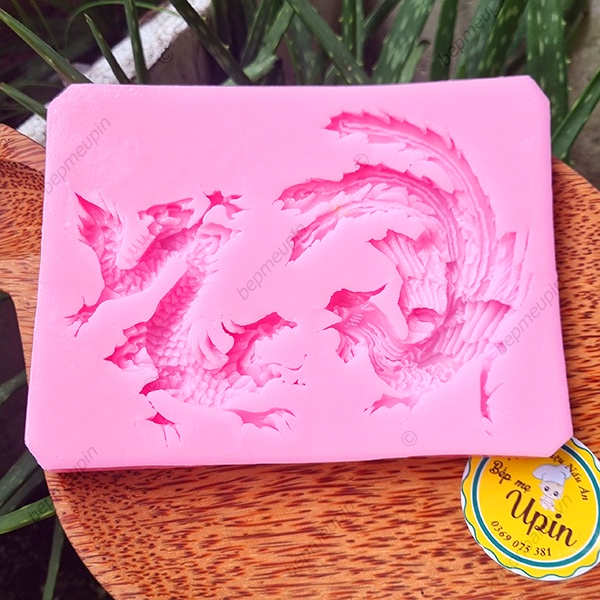 Khuôn silicon con rồng phượng làm bánh