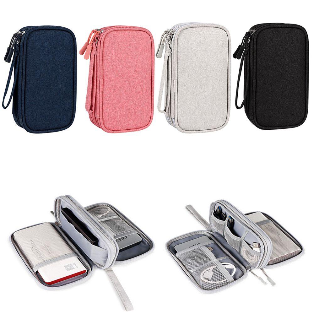 Túi Đựng Sạc USB Hai Lớp Sức Chứa Lớn Tiện Dụng