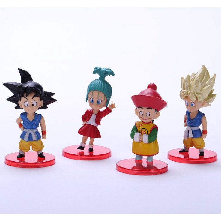 Mô hình figure full bộ 13 nhân vật Dragonball 7 viên ngọc rồng Songoku, Kadic, Piccolo, Bulma, Chichi