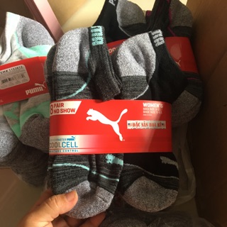 Hàng Nội Địa Mỹ Set 8 Đôi Vớ Cổ Thấp puma dành cho Nam và Nữ
