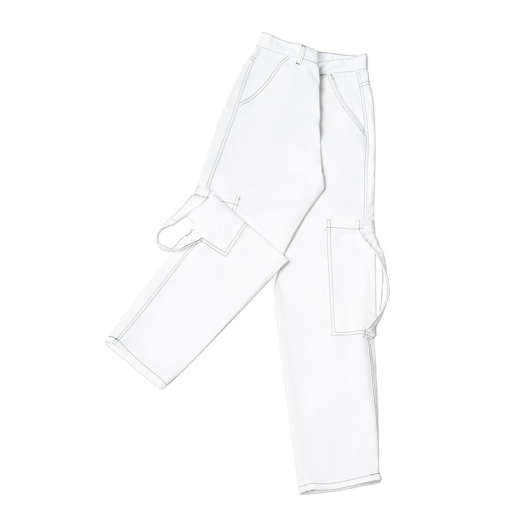 Quần ZOMBIE® Flared Straight Fit Pants - White