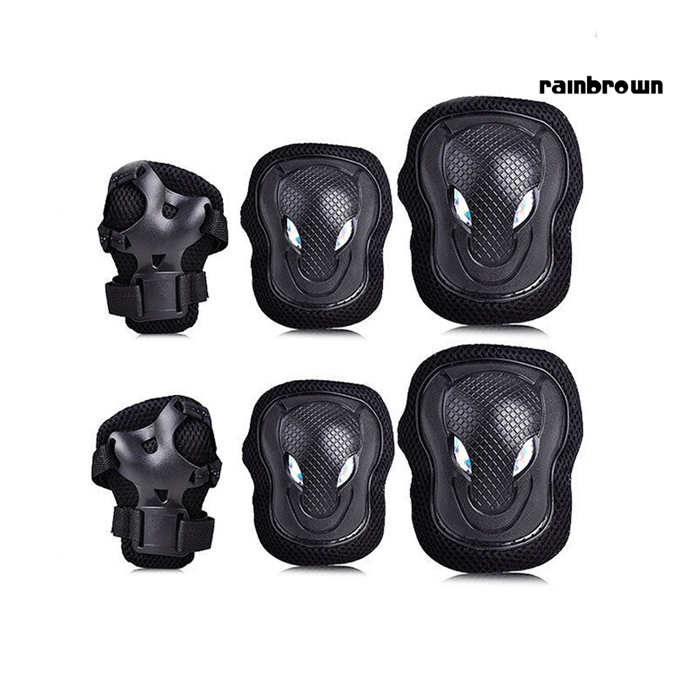 Set 6 Đệm Bảo Vệ Đầu Gối / Khuỷu Tay Khi Chơi Thể Thao