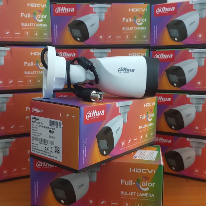 Bộ Camera quan sát DAHUA 2MP -Full HD 1080P Có màu quay đêm, Có Mic thu âm - Kèm HDD 500GB + Kèm đầy đủ phụ kiện lắp đặt