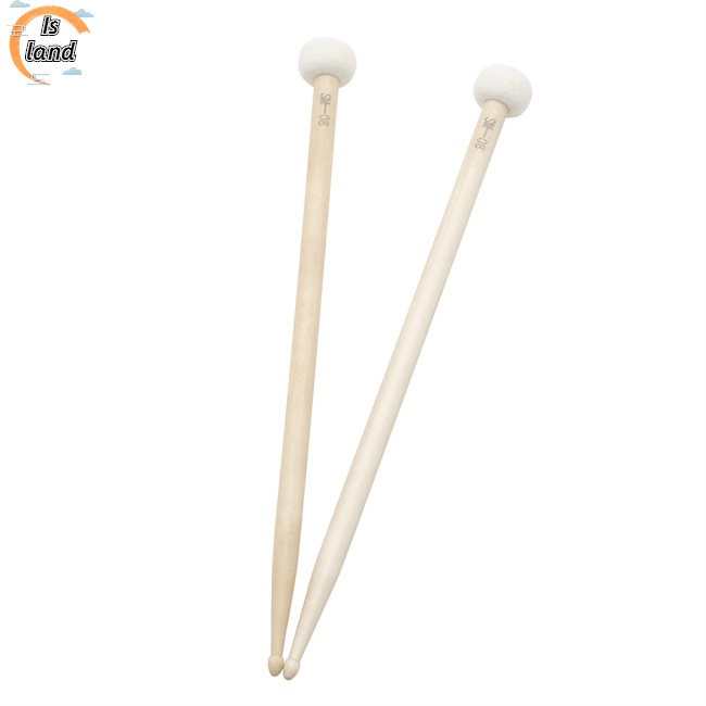 1 Cặp Dùi Trống Đầu Bằng Vải Nỉ Nhiều Màu Sắc Dùng Luyện Tập